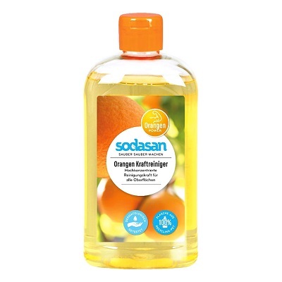 SODASAN Универсальное моющее средство для удаления сильных загрязнений Апельсин, 500мл
