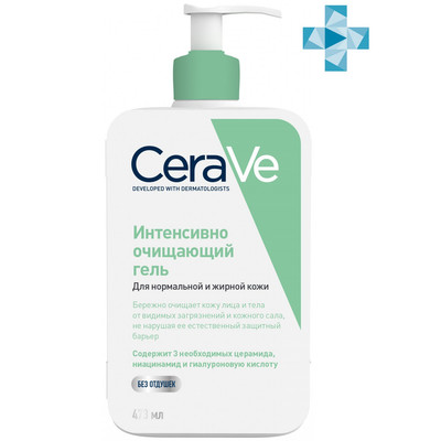 CeraVe Гель очищающий для нормальной и комбинированной кожи 473мл (фото)